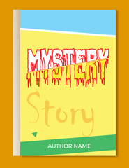 Corporate Book Cover Design Template. Horror book cover
