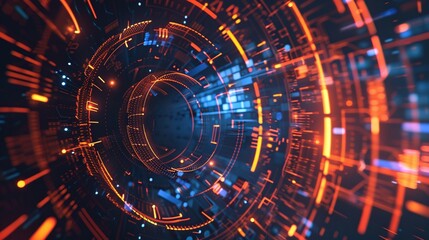 Obraz premium ignite your creative spark: explore the possibilities of abstract space art for your next project