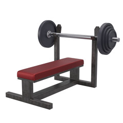 dumbbell isolated on white