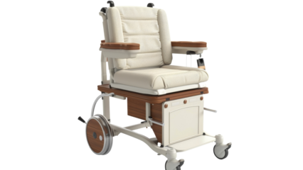 wheelchair isolated dicut PNG on transparent or white background cut out, copy space