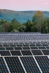 Photovoltaic modules for renewable electric production, Czech Republic.