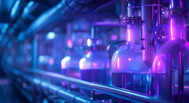 Automated bioreactors regulate growth in fermentation systems for bioprocessing applications. Concept Bioreactors, Fermentation Systems, Bioprocessing, Automated Regulation, Growth Control