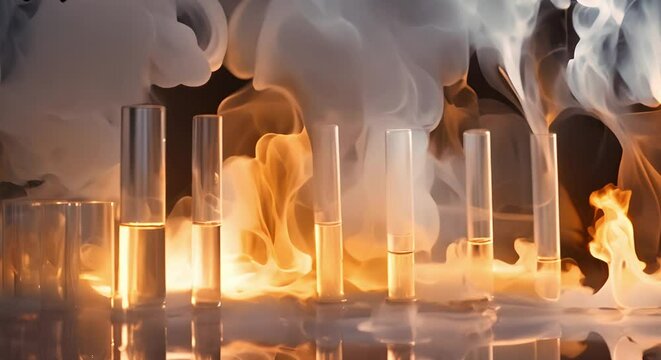 Vaporizing liquids in glass test tubes: Chemistry experiments and formulations. Concept Chemistry Experiments, Formulations, Glass Test Tubes, Vaporizing Liquids