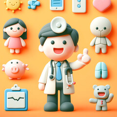 cartoon doctor