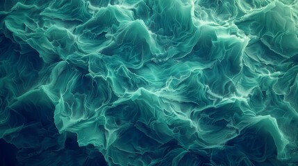 Close-up view of textured ocean waves in turquoise. Abstract ocean pattern concept.