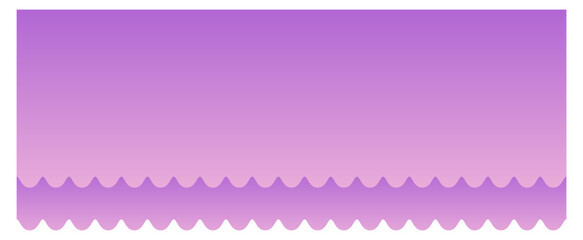 Purple gradient shapes for paper corners. Vector illustration.