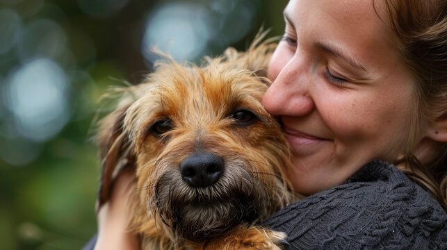 Heartwarming Reunion: A Long-Lost Pet and Grateful Owners Embrace in Relief and Love