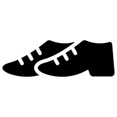 shoes solid icon