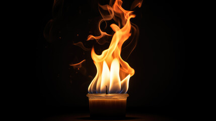Candle flame Photoshop Overlay, Light photo, lighter effect, Halloween Christmas magic flame...
