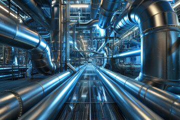 Advanced Engineering Showcase: Cryogenic Cooling Pipes in an Industrial Setting