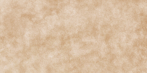 Abstract light brown grunge velvety texture with brown color old concrete wall texture background. Modern design with grunge and marbled cloudy design. Brown paper texture old parchment paper.