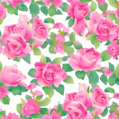 Pink rose pattern