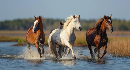 Chincoteague Island's Annual Wild Pony Roundup. Witness the Return of the Wild Herd to Assateague