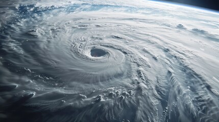 Hurricane  over Atlantics
