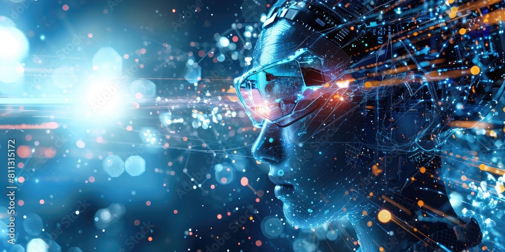 Aufkleber represents the integration of digital technology into various aspects