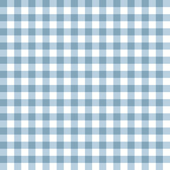 Blue checkered pattern seamless. Vector background