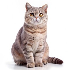 portrait of a cat on a beautiful background. generative AI	