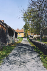 Images from the garden of Stenberg Open Air Museum of Toten, Norway, in May 2024.