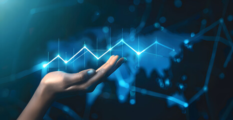 Business growth, boost up business or success concept, Business growth, investment profit increase, growing sales and revenue, progress or development concept, arrow graph future growth plan