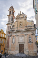 menton, France - 04-01-2024: the beautiful Chapel of Menton