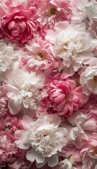 Pink and White Flowers in a Bunch