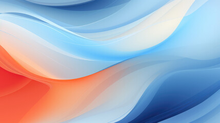 warm and blue color background abstract art 