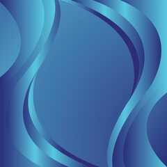 Modern Abstract dynamic blue Gradient background with wavy lines wallpaper