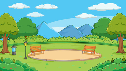  background cartoon vector illustration