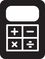 Calculator Glyph Icon
