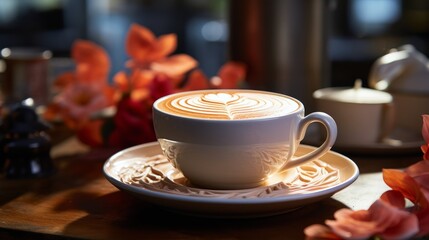 Cup of Coffee on Saucer