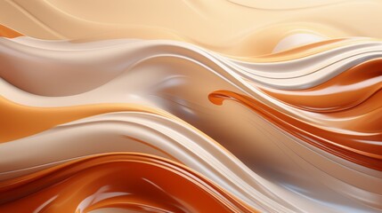 Obraz premium Liquid Flowing Down the Side of a Wall