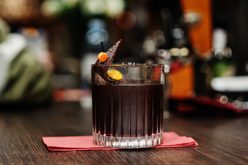Making a cocktail