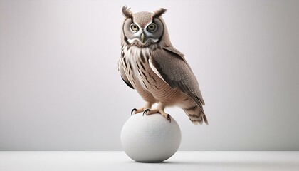 Owl on a Perch