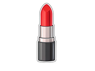 lipstick isolated on white