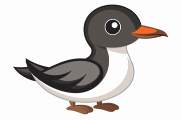 guillemot cartoon vector illustration