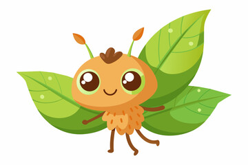  bee cartoon vector illustration