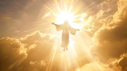 Ascension of Jesus, Christ goes to Heaven