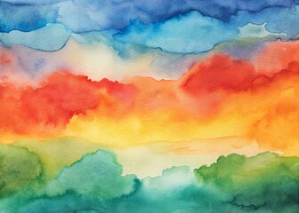Abstraction in watercolor: Neutral background for design