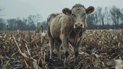 Grazing livestock on cover crops and corn residue