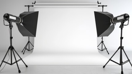 Professional Photo Studio Background