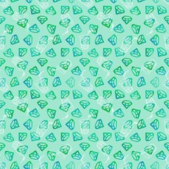 Cartoon diamonds seamless cocktails pattern for wrapping paper and fabrics