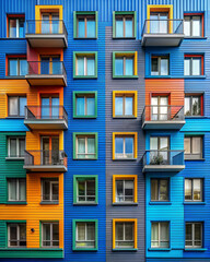 windows of a building
