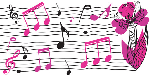 The music of spring is like a tulip, delicate and beautiful. It is nearby, but it is also the music that you hear.
