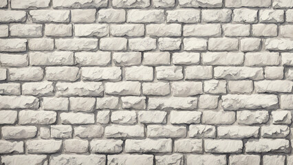 Fototapeta premium white brick wall with green ivy climbing along it
