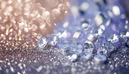 sparkling glitter close up