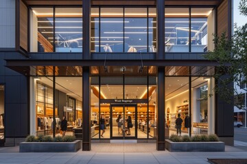 Sophisticated Luxury Store Front