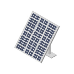 Isometric solar panel