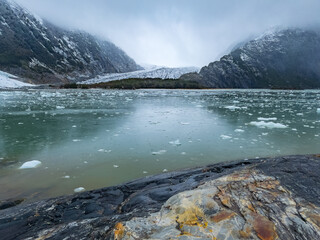 Chilean antipodean island glaciers