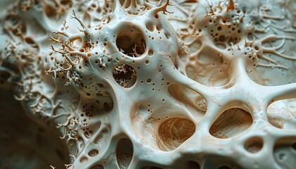 Penetrate the depths of the mind with a close-up clay sculpture of intertwining neurons and circuitry, employing unexpected camera angles for a unique perspective