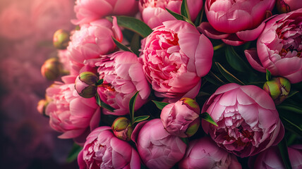 A delicate dance of colors: The interplay of light and shadow on a peony's petals creates a mesmerizing dance of colors, a testament to nature's artistry.